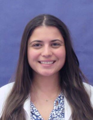 Picture of clinical second prize winner Dr. Madeline Silva.